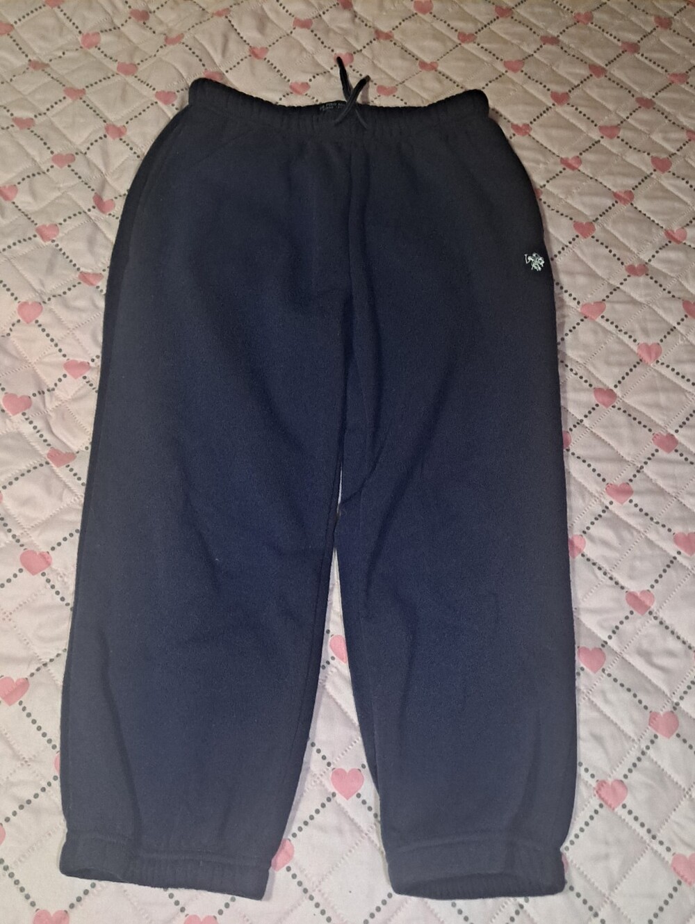 U.S. Polo Assn. Women's  Fleece Jogger Sweatpants - Navy Blue
